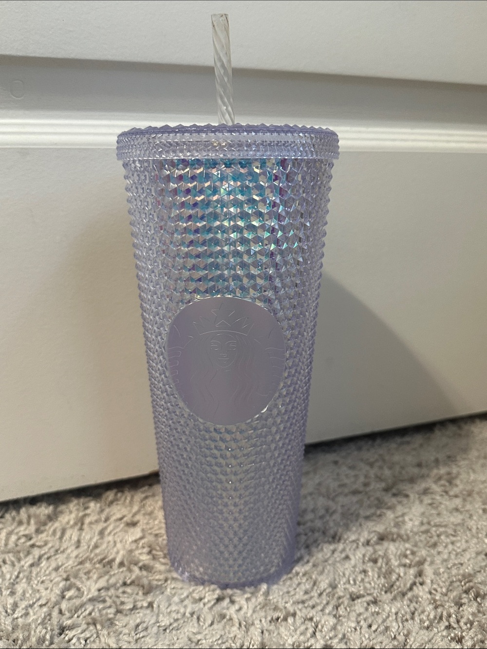 Starbucks Iridescent Unicorn 24 oz Studded Tumbler with Clear Straw
